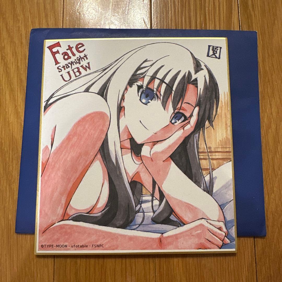 Fate/stay night UBW 複製ミニ色紙 遠坂凛 ufotable