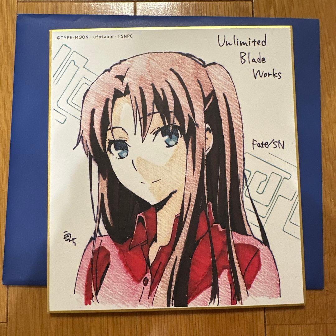 Fate/stay night UBW 複製ミニ色紙 遠坂凛 ufotable