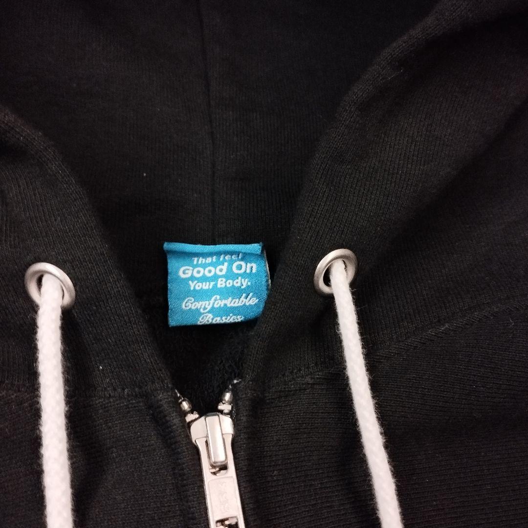 サクギ様 グッドオン ジップパーカー ブラック XL スウェット トレーナー