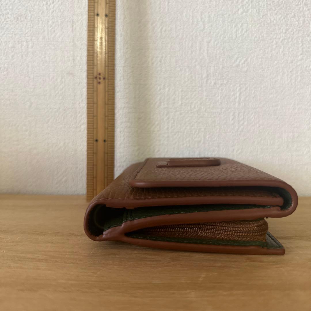 か*め様 FURLA 二つ折り財布　バイカラー