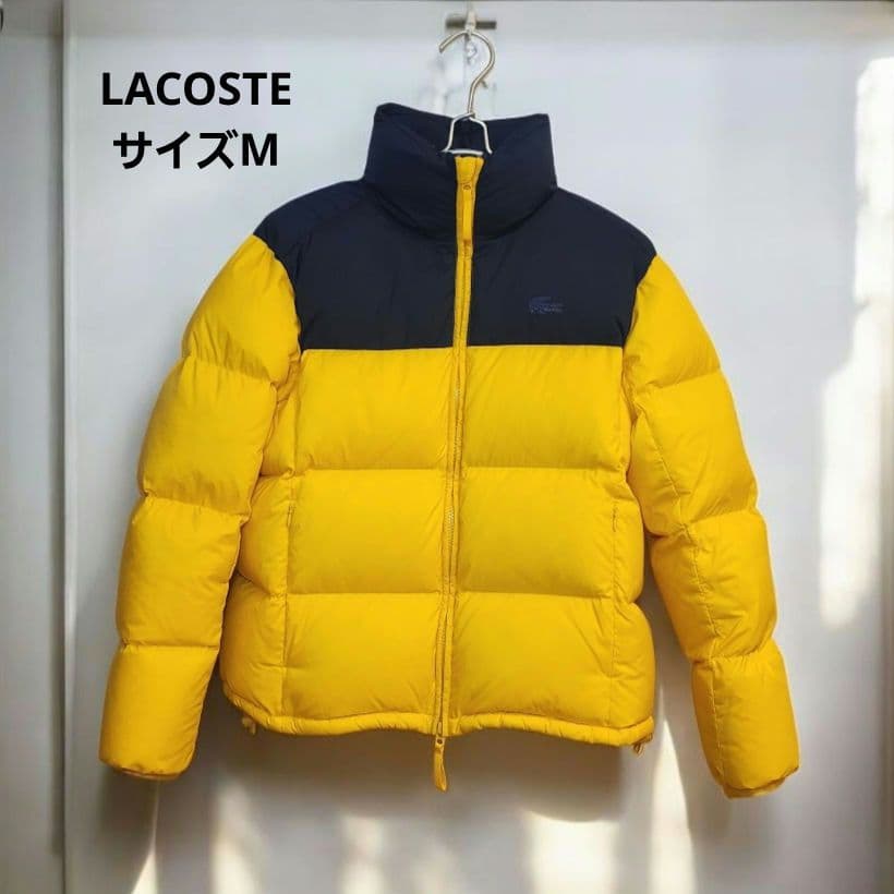 ■LACOSTE■ラコステ 収納フード付き ダウンジャケット レディース M