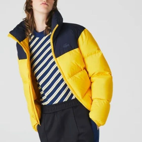 ■LACOSTE■ラコステ 収納フード付き ダウンジャケット レディース M