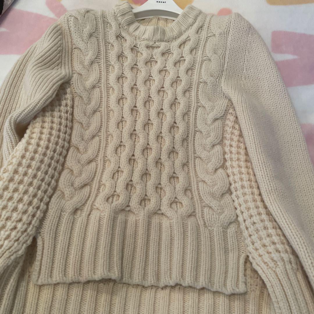 専用ですsacai ケーブルニットプルオーバー