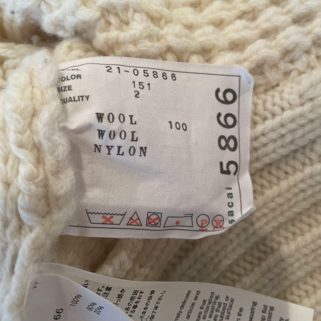 専用ですsacai ケーブルニットプルオーバー