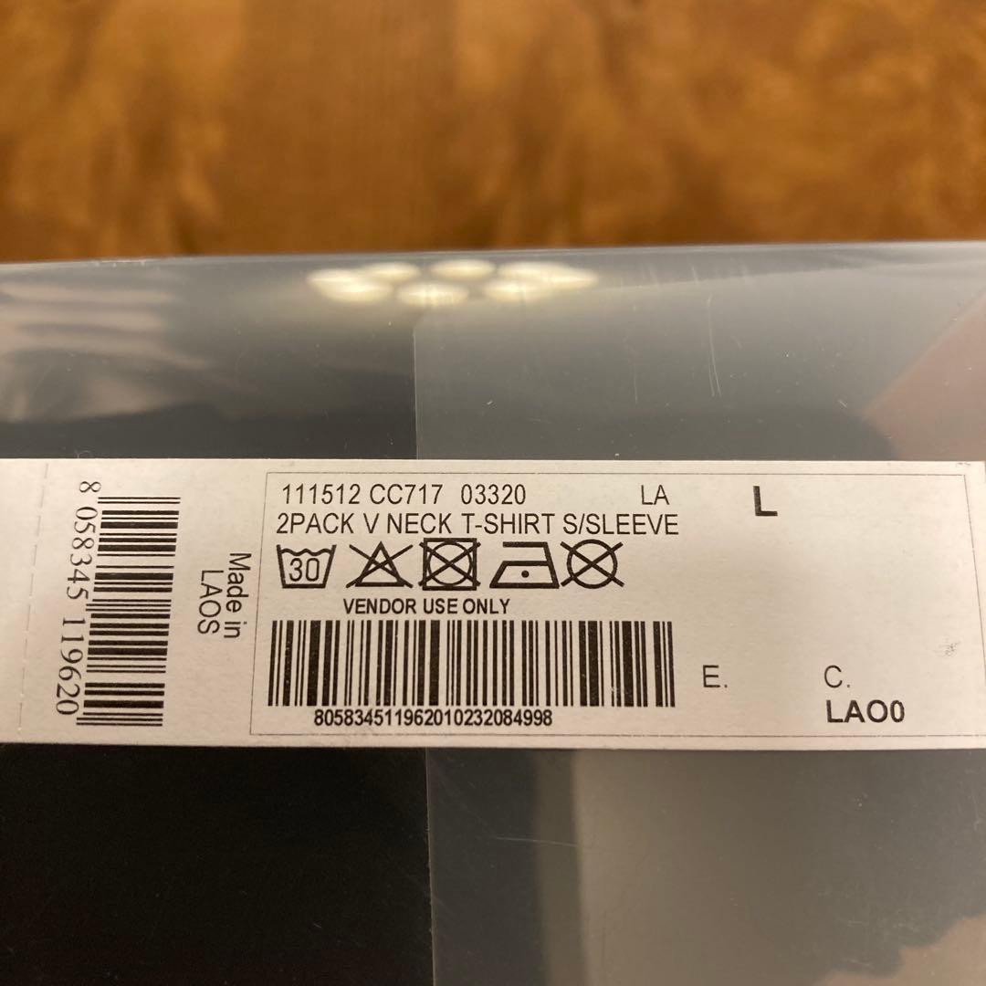 EMPORIO ARMANI 2PACK VネックTシャツ Lサイズ