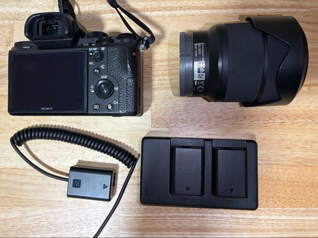 SONY a7Ⅱミラーレス一眼 SEL2870レンズ付き