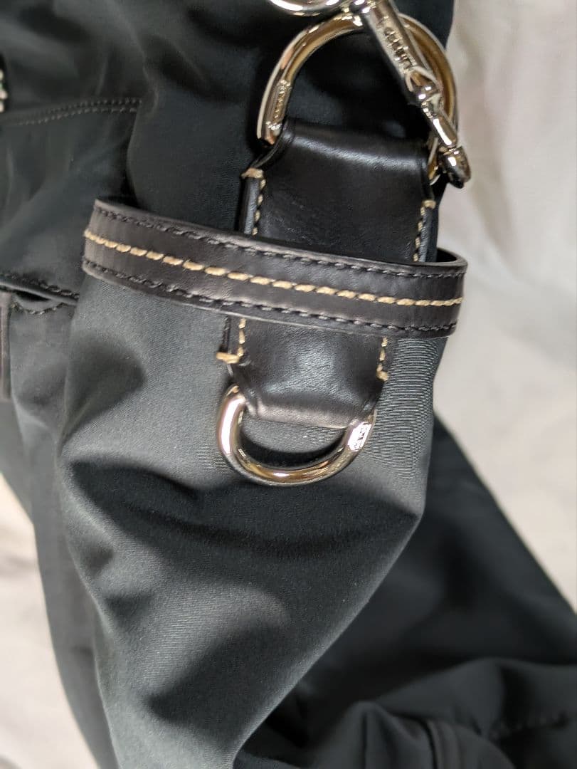 COACHコーチブラック ナイロン トートバッグ未使用品2weyビジネスバック