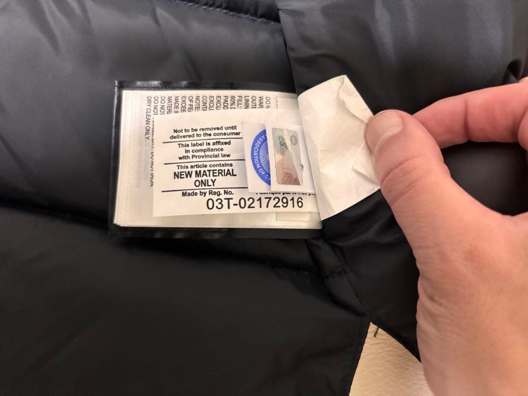   カナダグース　ダウンベスト ブラック　Mサイズ