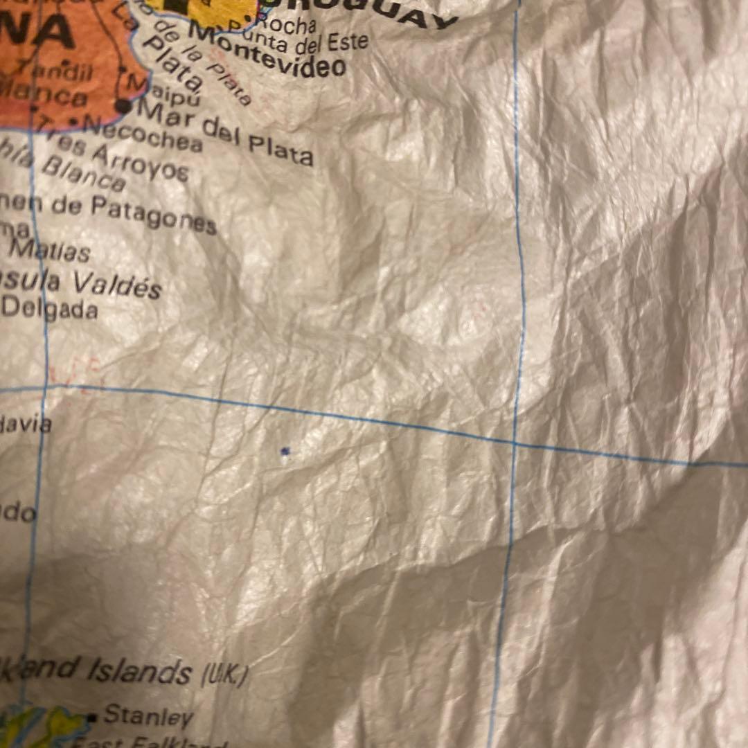 WEARIN' THE WORLD ペーパージャケット　世界地図　ワールドマップ