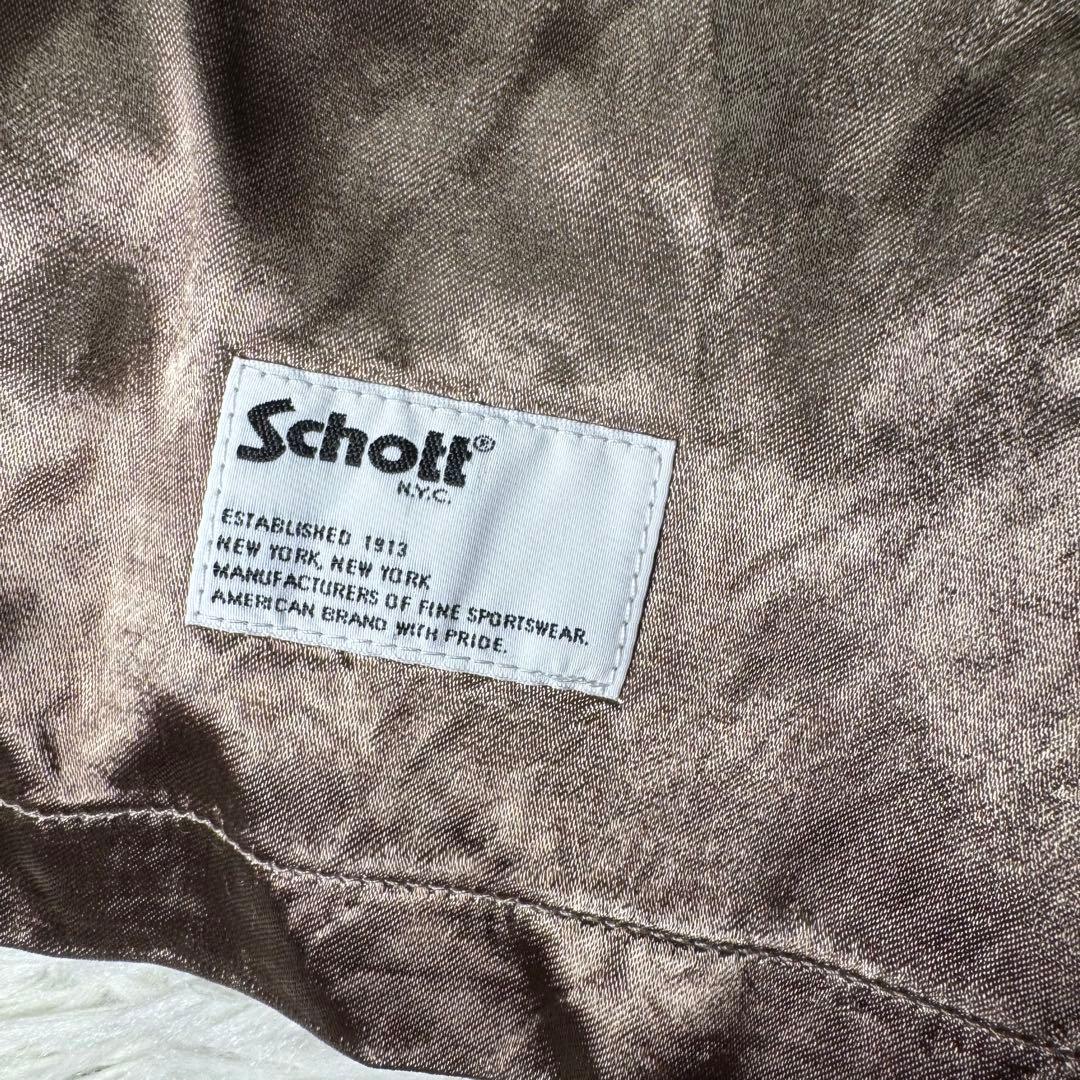 ☆【極美品】SCHOTT 別注 RAYON SUKA ASING L/S☆