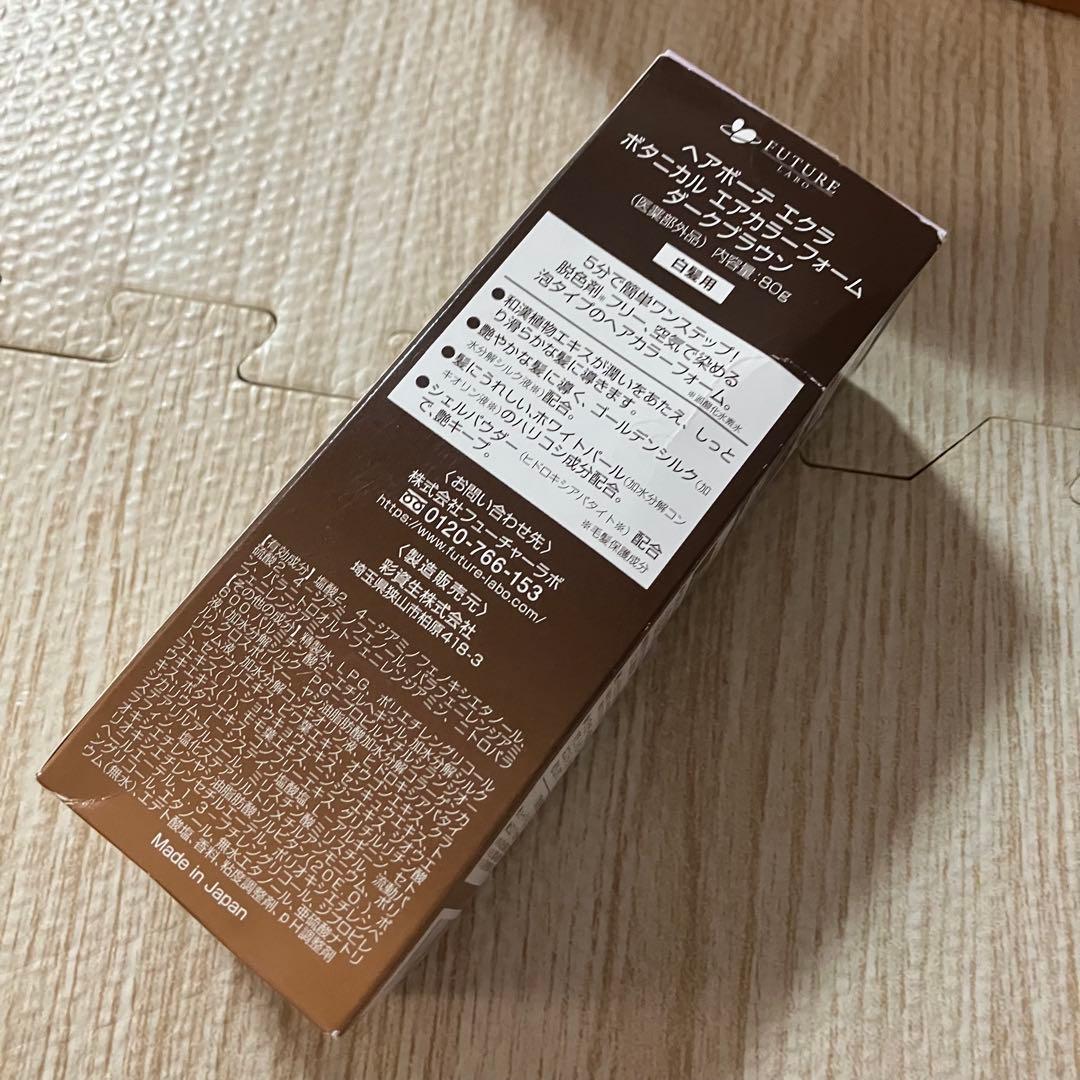 ボタニカル　エアカラーフォーム　80g ヘアボーテエクラ 白髪染め