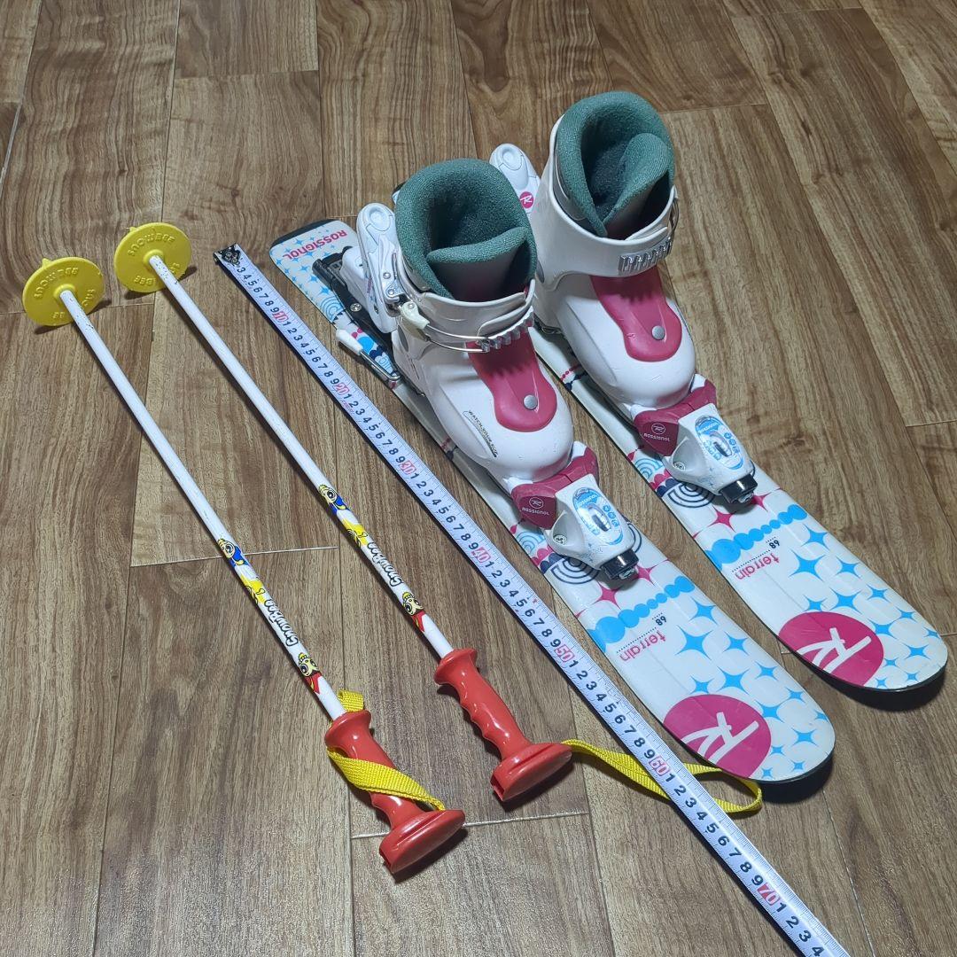 キッズ　スキー3点セット■ski 68cm ■ブーツ15-16.5
