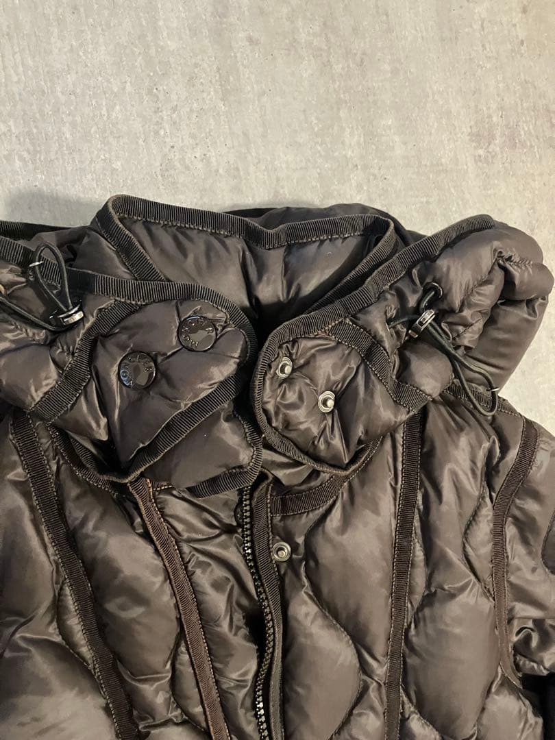 Moncler モンクレール　エルミンヌと同じ形Lon Giubbotto 茶色