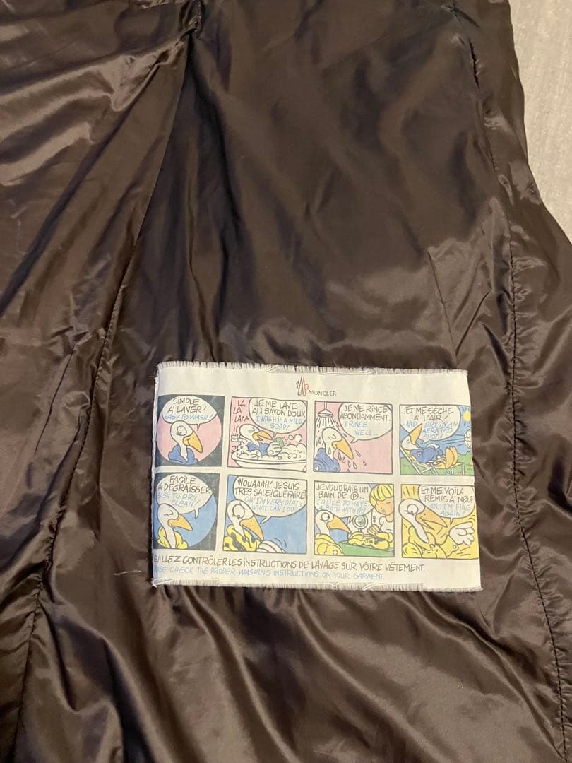 Moncler モンクレール　エルミンヌと同じ形Lon Giubbotto 茶色