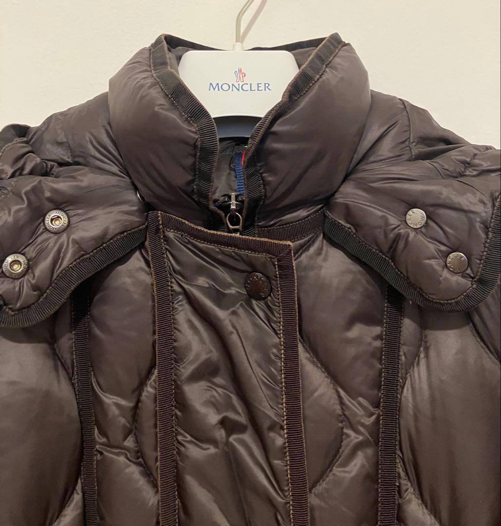 Moncler モンクレール　エルミンヌと同じ形Lon Giubbotto 茶色