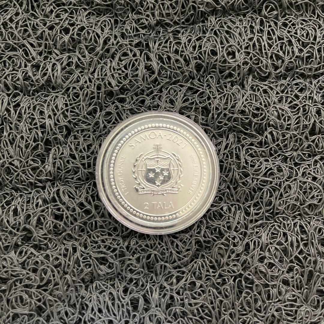 2021年サモア「タツノオトシゴ・シーホース」純銀 1オンス