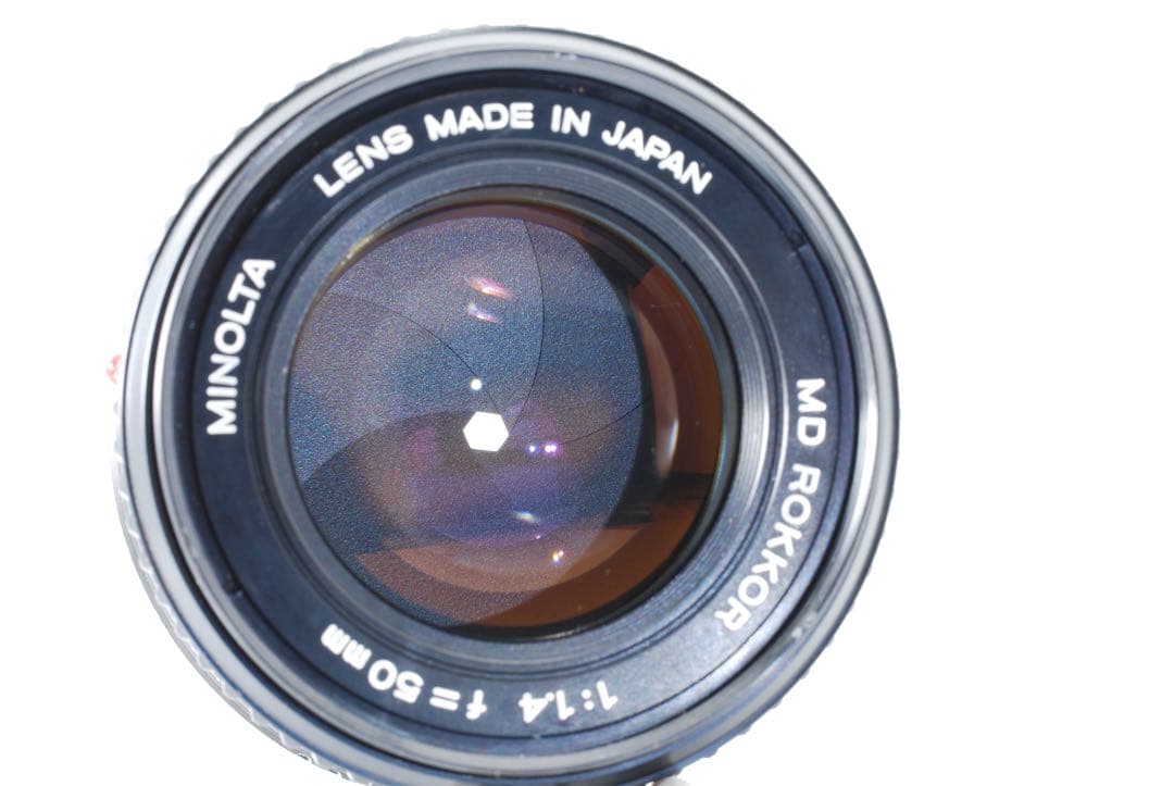 【整備済】MINOLTA MD ROKKOR 50mm f1.4 後玉微細跡あり