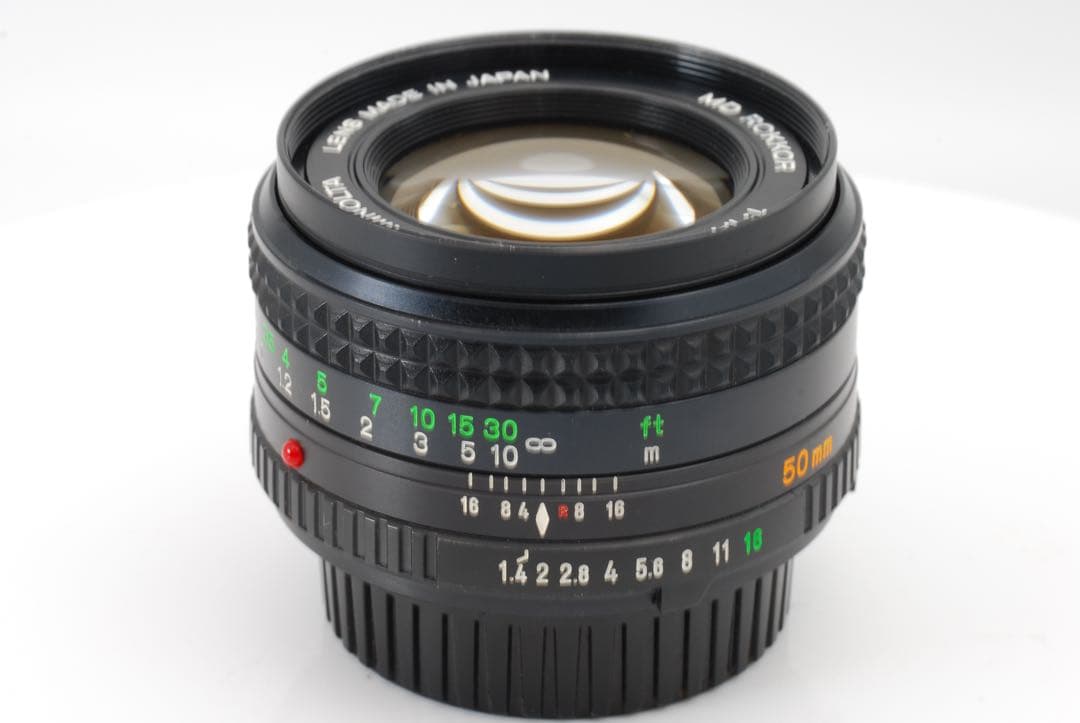 【整備済】MINOLTA MD ROKKOR 50mm f1.4 後玉微細跡あり