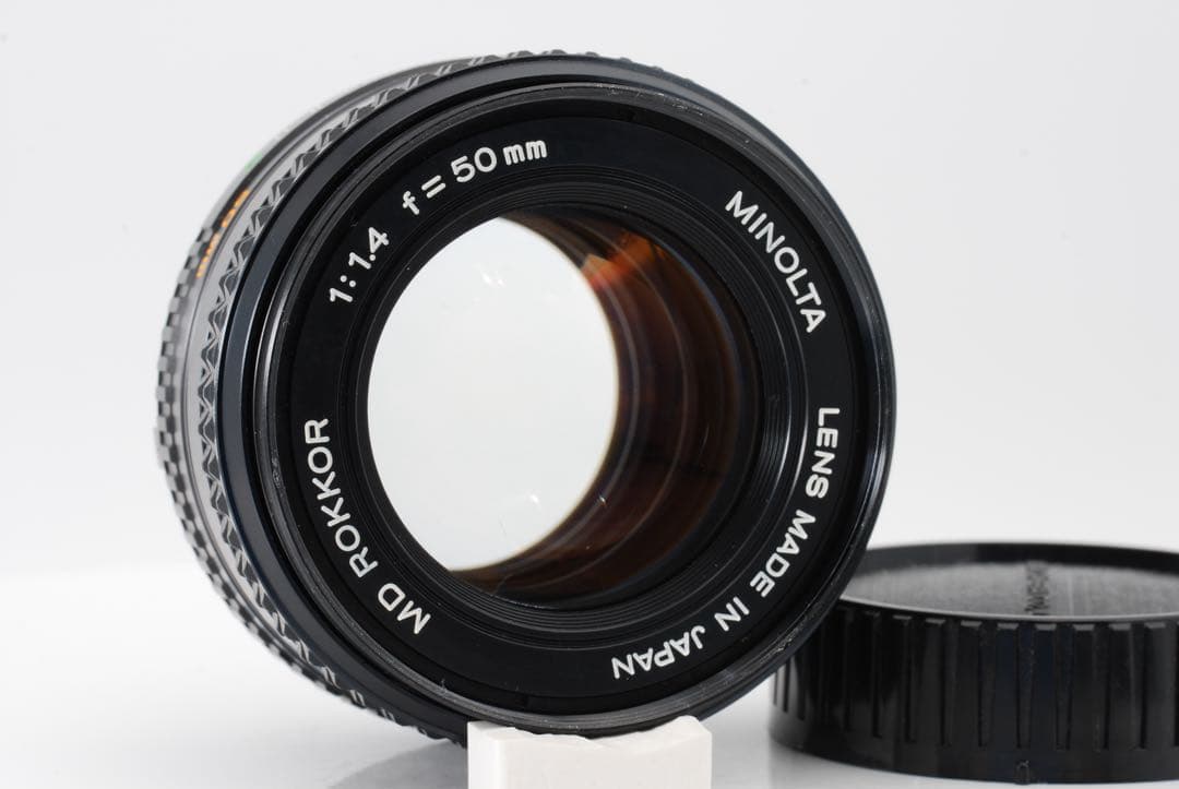 【整備済】MINOLTA MD ROKKOR 50mm f1.4 後玉微細跡あり