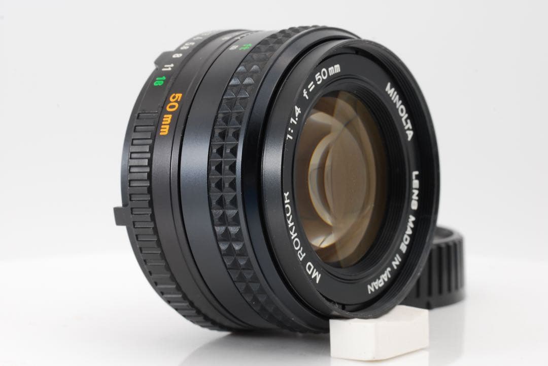 【整備済】MINOLTA MD ROKKOR 50mm f1.4 後玉微細跡あり