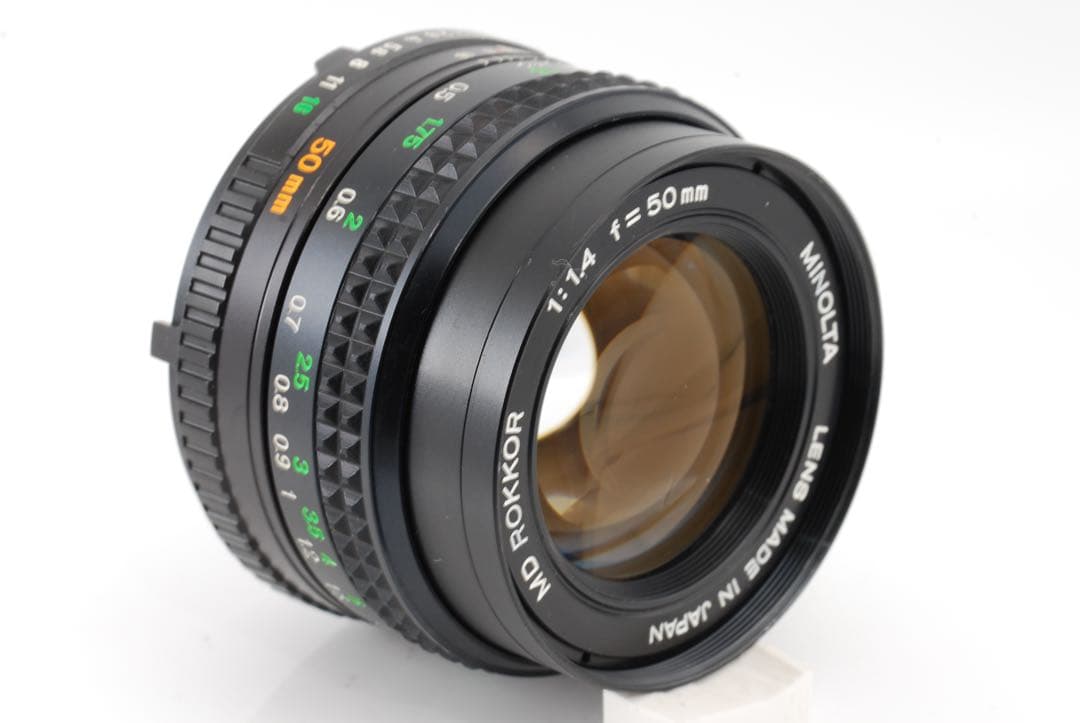 【整備済】MINOLTA MD ROKKOR 50mm f1.4 後玉微細跡あり