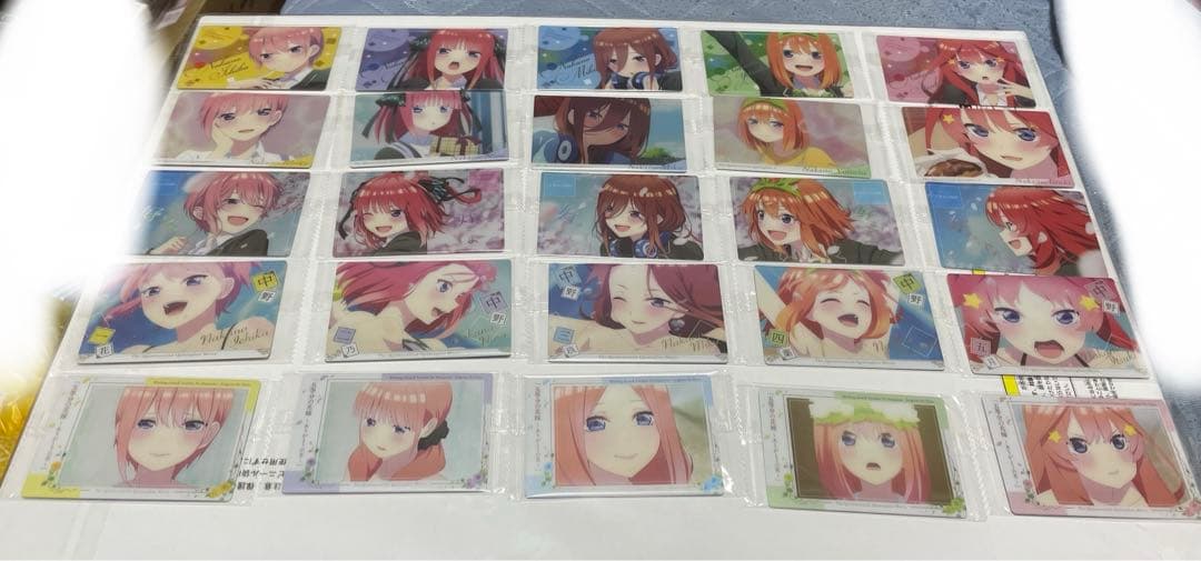 【バラ売り、複数購入可能】五等分の花嫁　ウエハース　五子85セット