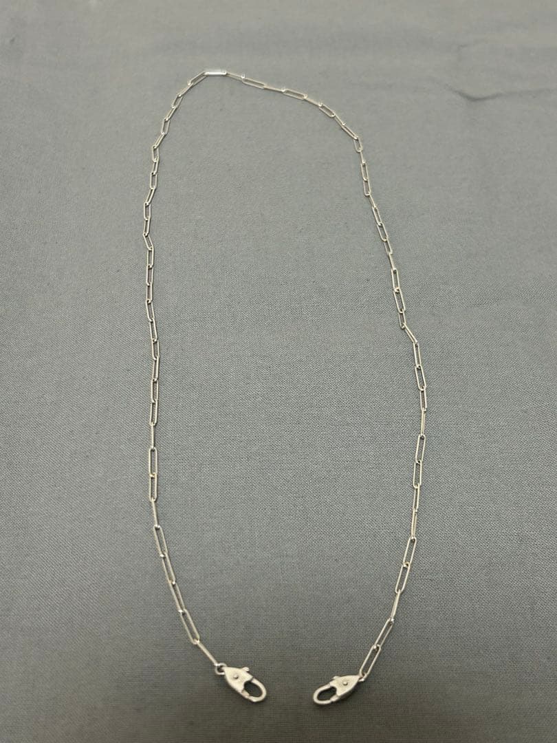 Hirotaka ラダーチェーンネックレス　プラチナ　永瀬廉色違い着用