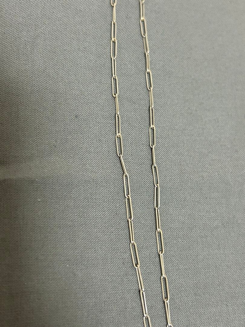 Hirotaka ラダーチェーンネックレス　プラチナ　永瀬廉色違い着用