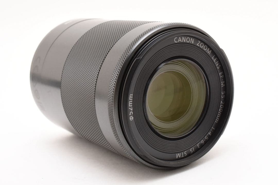美品 Canon EF-M 55-200mm IS STM ズームレンズ
