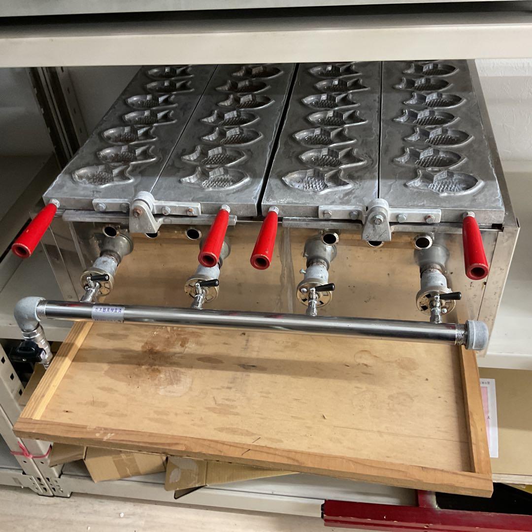 業務用魚型 たい焼き器　LPガス　屋台　鯛焼き