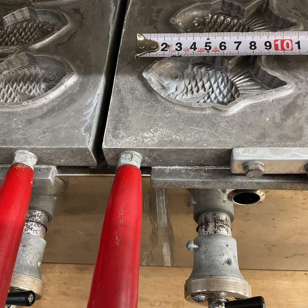 業務用魚型 たい焼き器　LPガス　屋台　鯛焼き