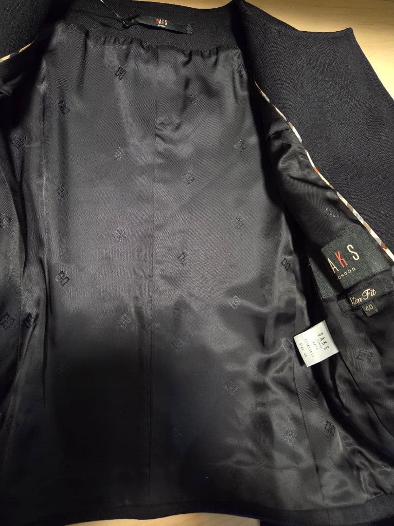 【新品】タグ付き DAKS ジャケット 羊皮 定価11万 サイズ40