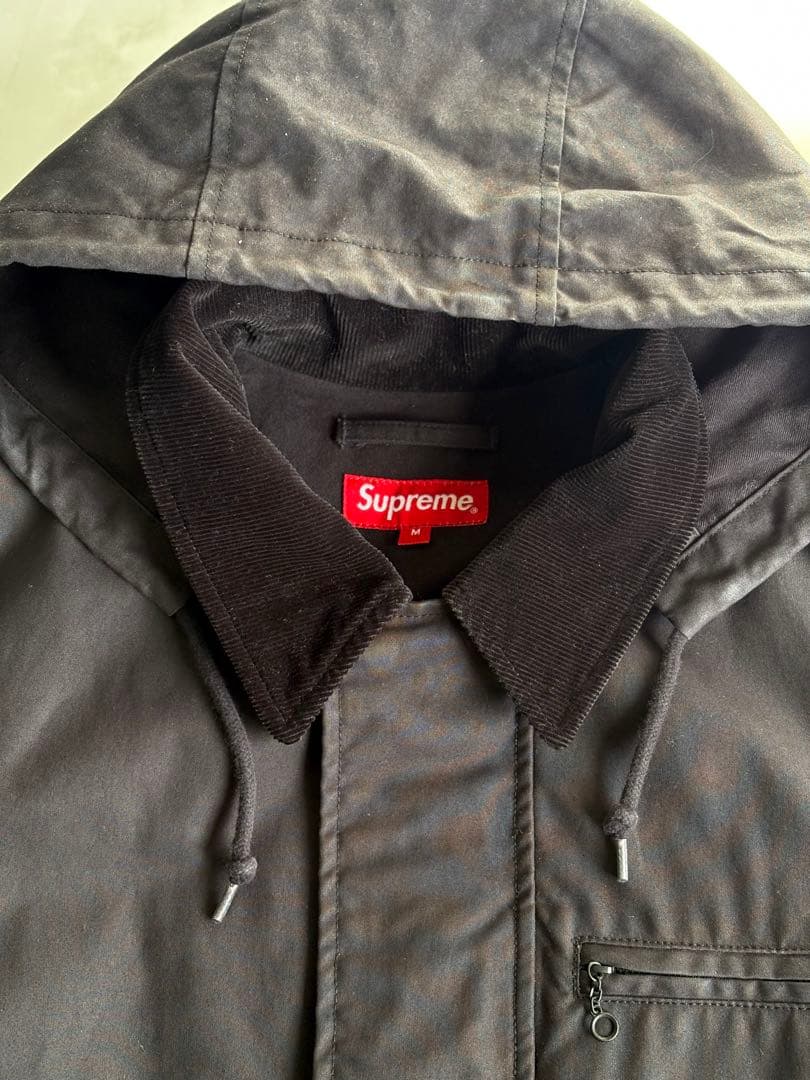 ジャケット・アウター Supreme 14AW Dry Wax Barn Coat Black M