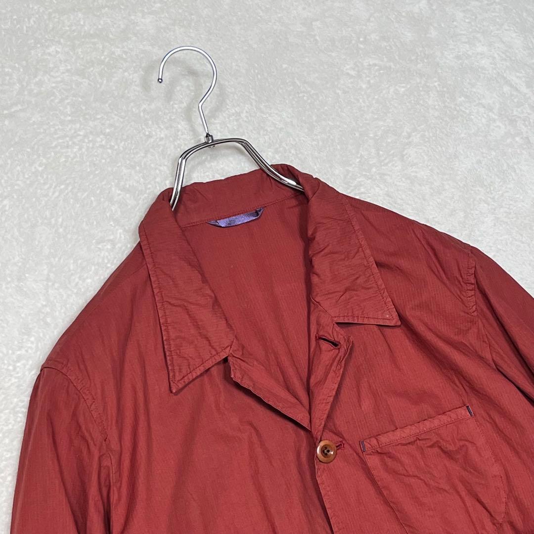 『ポールスミス コレクション』フィールドシャツジャケット ドローコード レッド