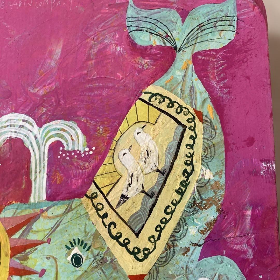 THE CABIN COMPANY ザ・キャビンカンパニー　原画　板絵　クジラ