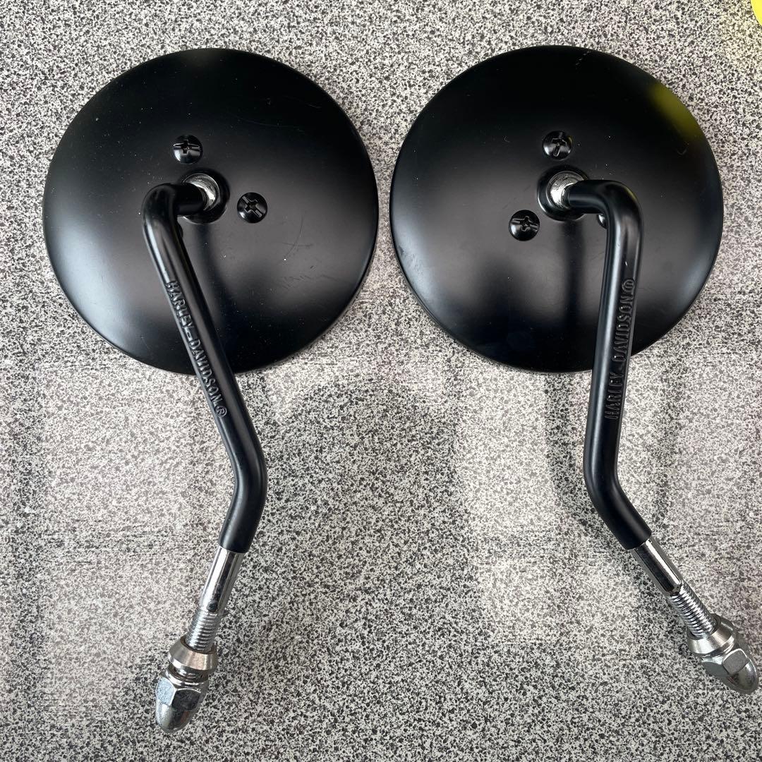 純正ハーレーダビッドソン　ラウンドミラー　管理35