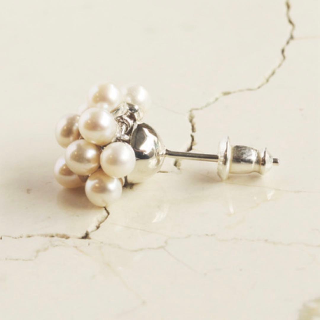 e.m. イーエム パールブーケピアス（片耳用）