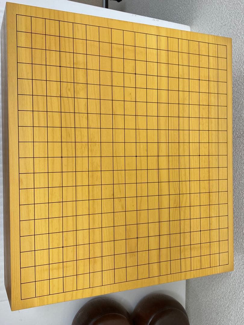 3-1926 碁盤（榧）・碁石（蛤、花梨）セット