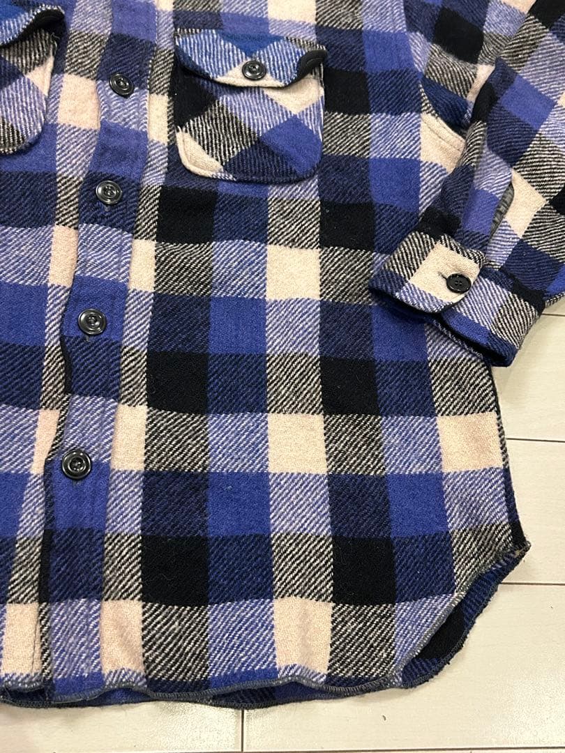 ネルシャツ ウール バッファローチェック キムタク FIVE BROTHER