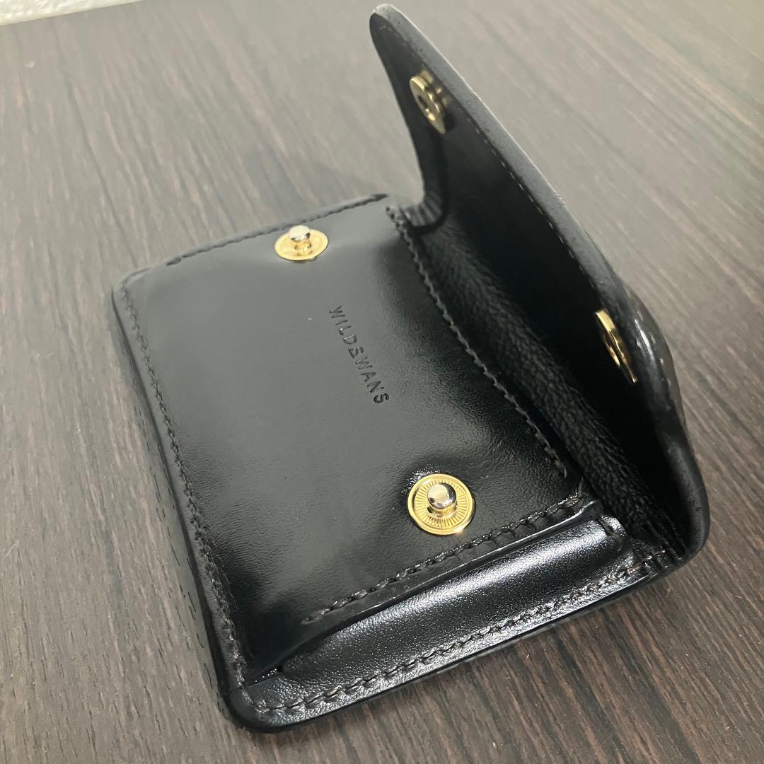 美品 WILDSWANS tongue タング 黒 クロコダイル