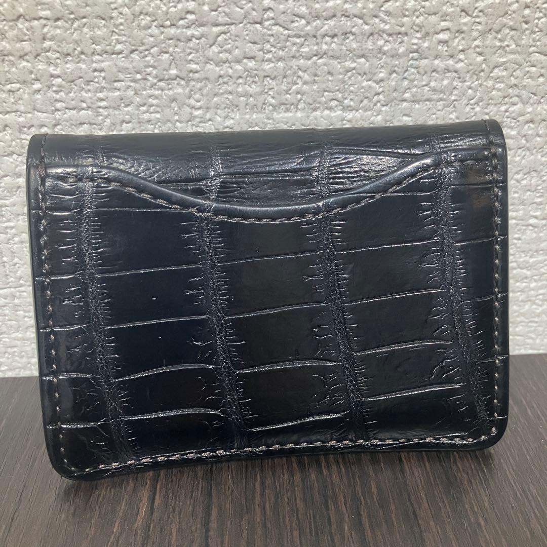 美品 WILDSWANS tongue タング 黒 クロコダイル