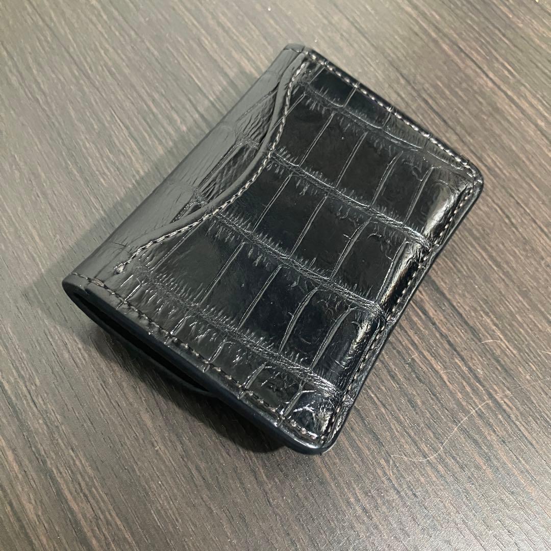 美品 WILDSWANS tongue タング 黒 クロコダイル