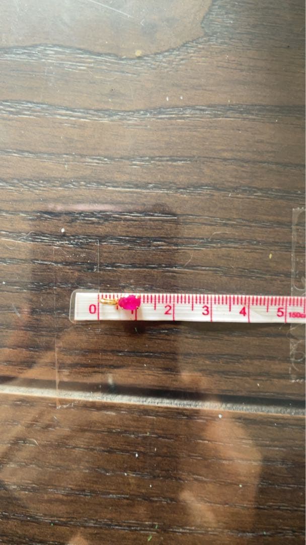 K18ルビーペンダントトップ