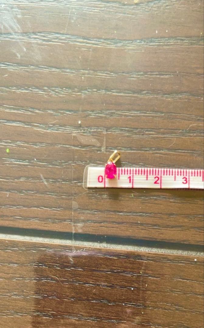 K18ルビーペンダントトップ