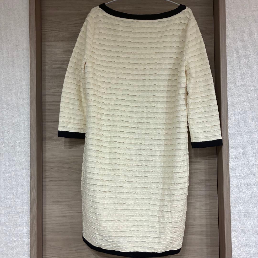 CHANEL シャネル パイル地 コットン ワンピース ココボタン