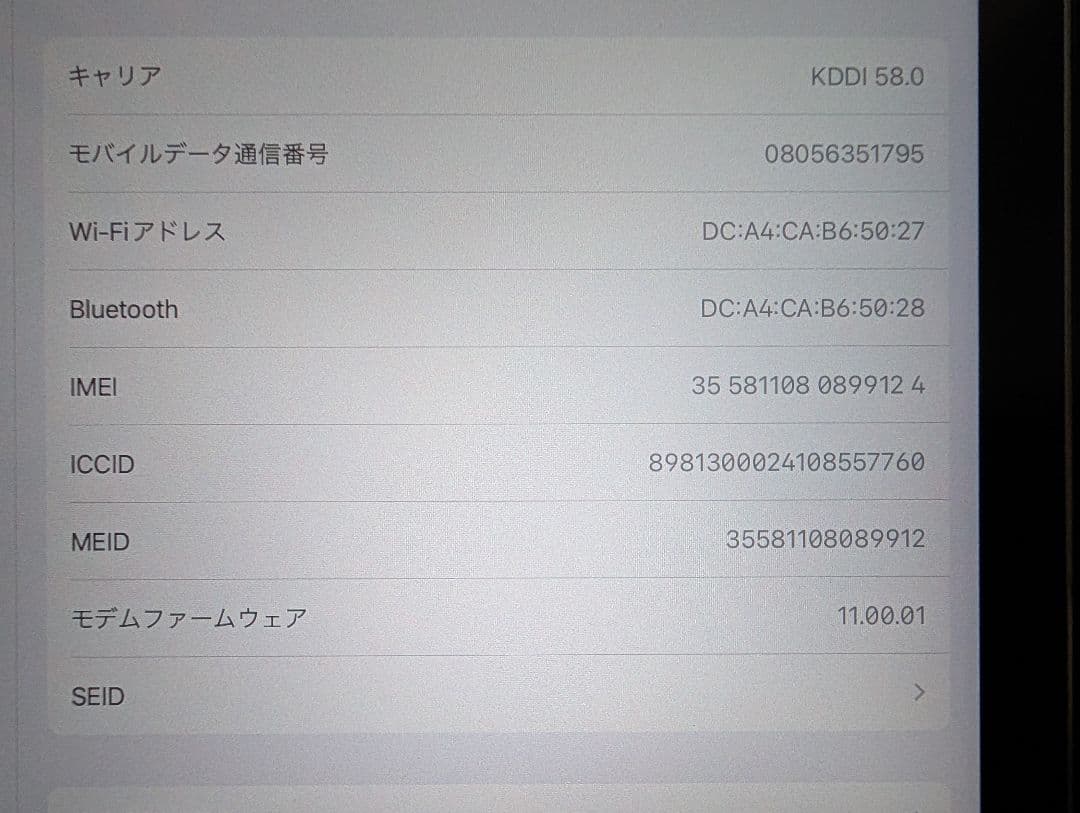 ✭iPad pro 12.9 第2世代 WiFi+Celluler