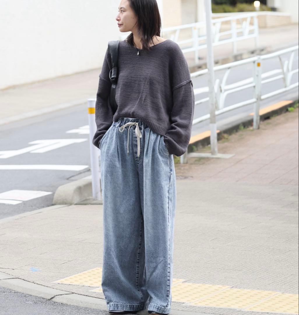 ジャーナルスタンダード イージーデニムワイドパンツ　38