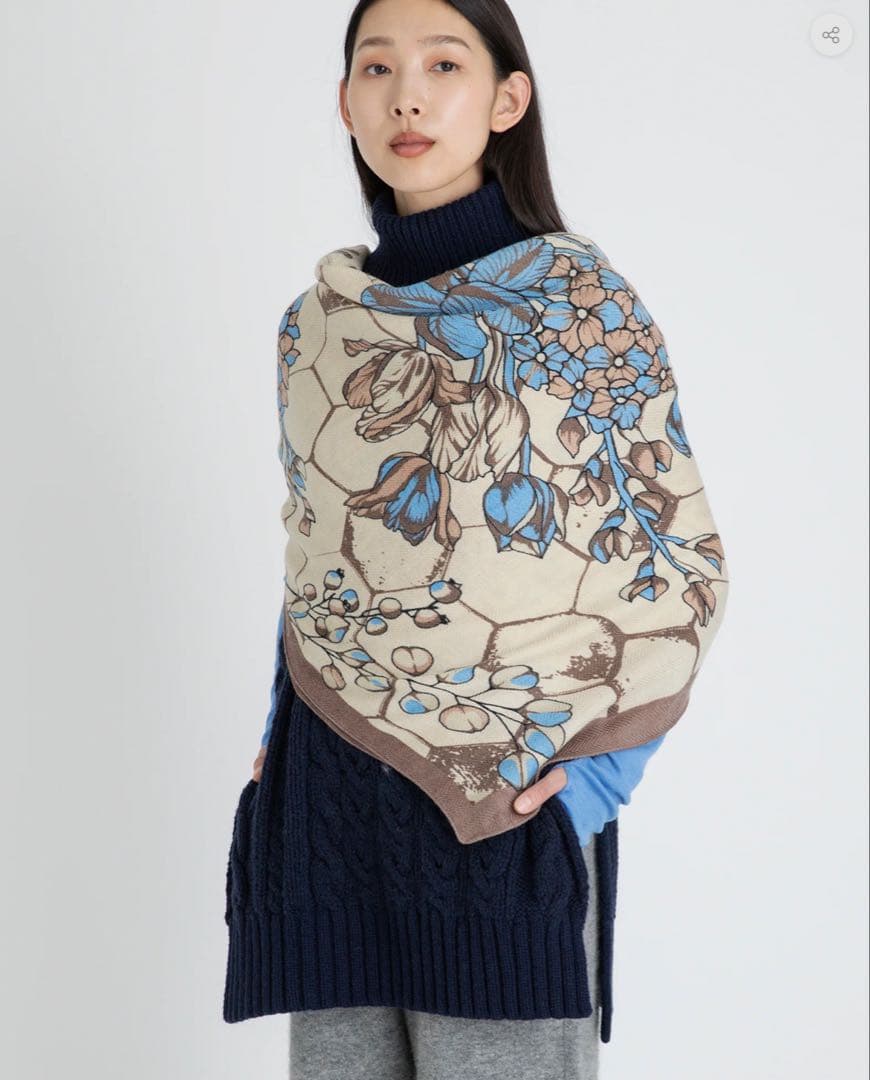 manipuri マニプリ ウールシルク フラワーベース 新品未使用