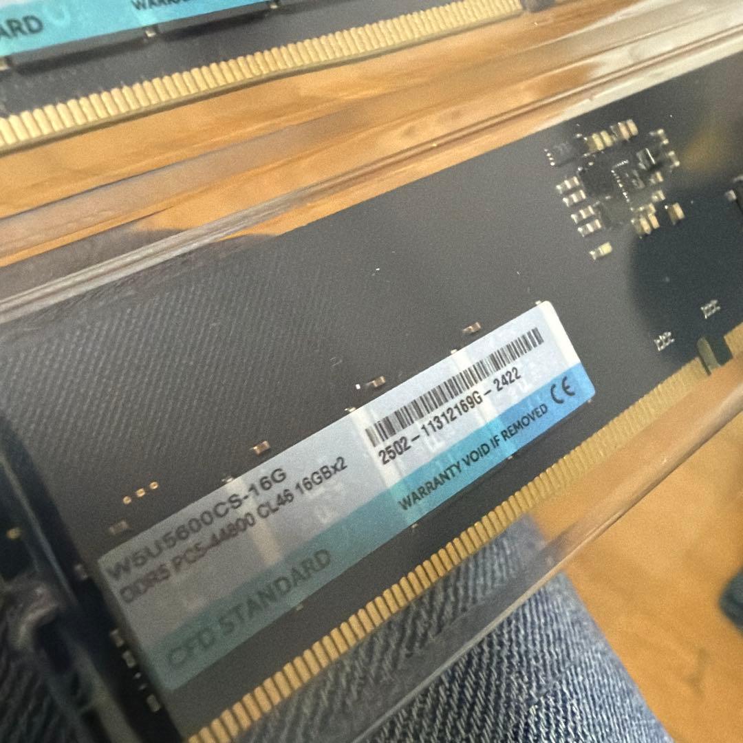 DDR5 5600 32GB （16GB2枚）　CFD