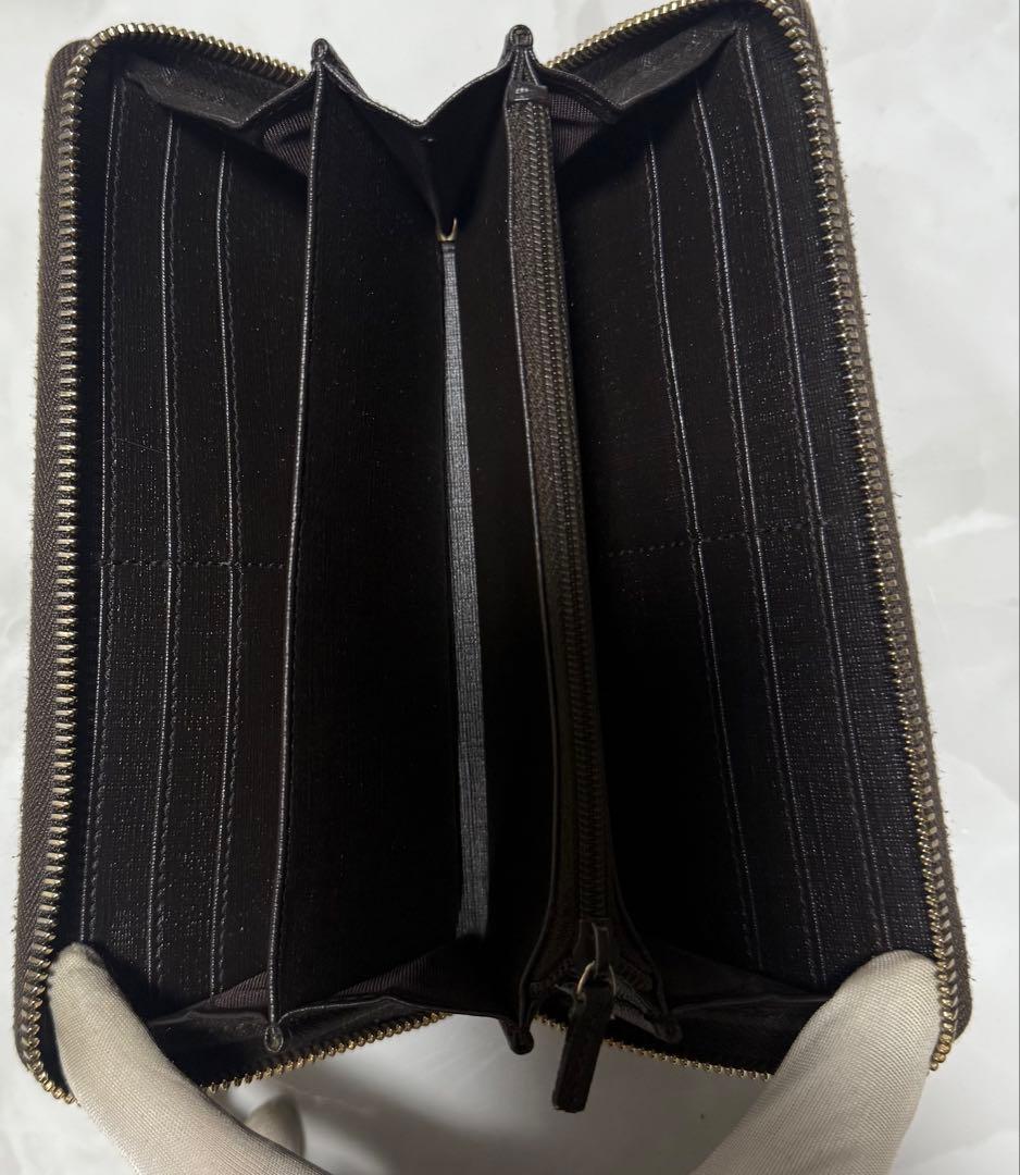 極美品✨ グッチ　GUCCI 長財布　GGスプリーム ラウンドファスナー